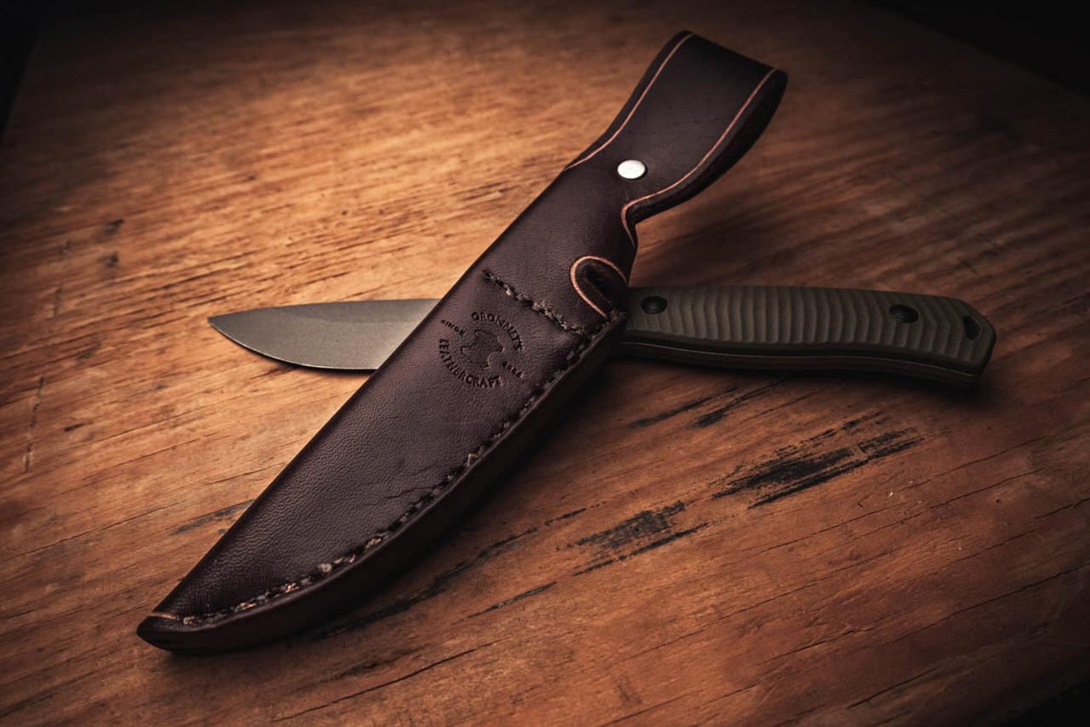 Handmade Leather Sheath for the Benchmade Anonimus Etsy