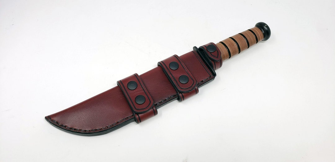 Leather Sheath for the Ka Bar Big Brother Etsy