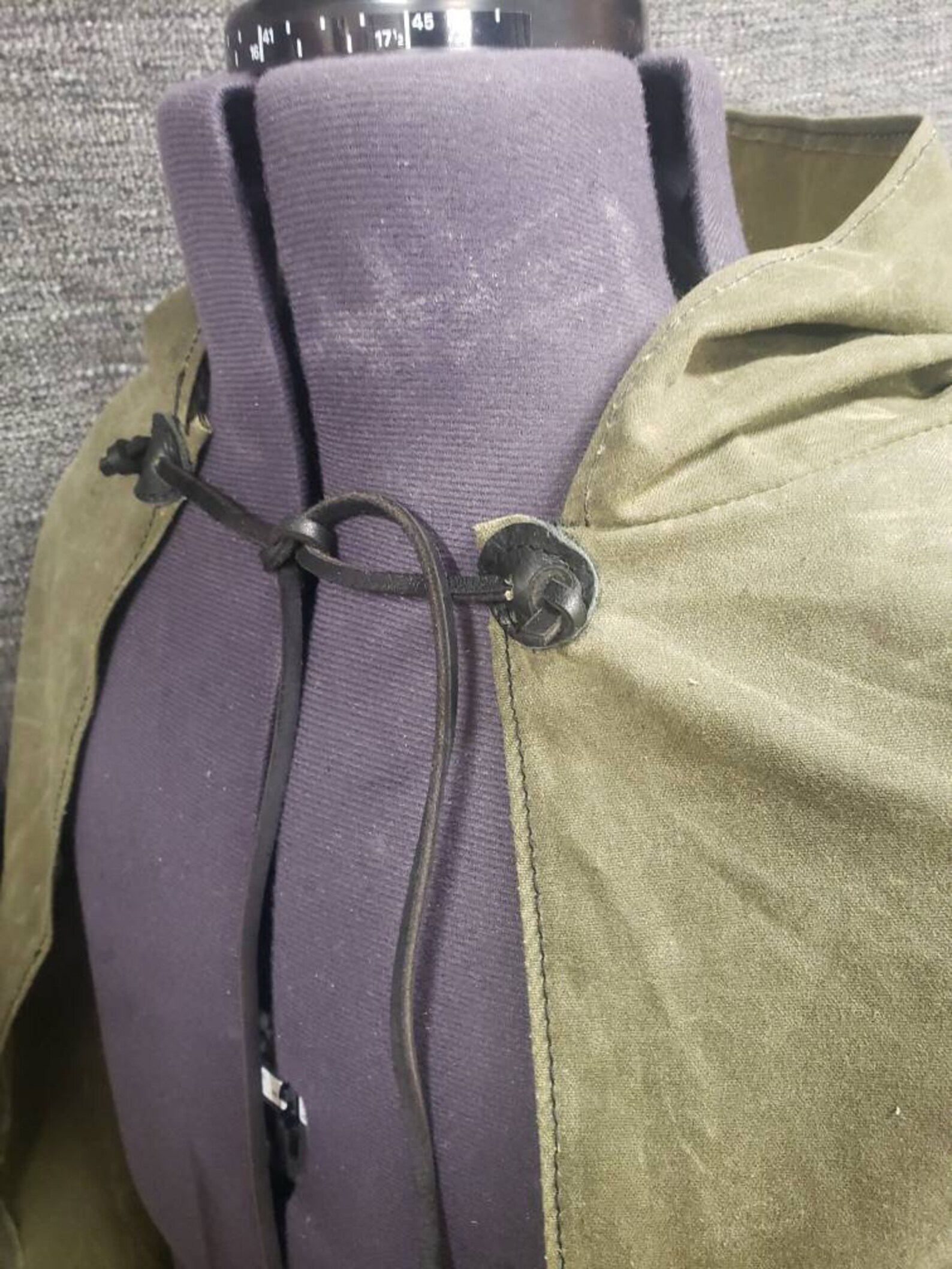 Waxed Canvas Hooded Cloak Etsy