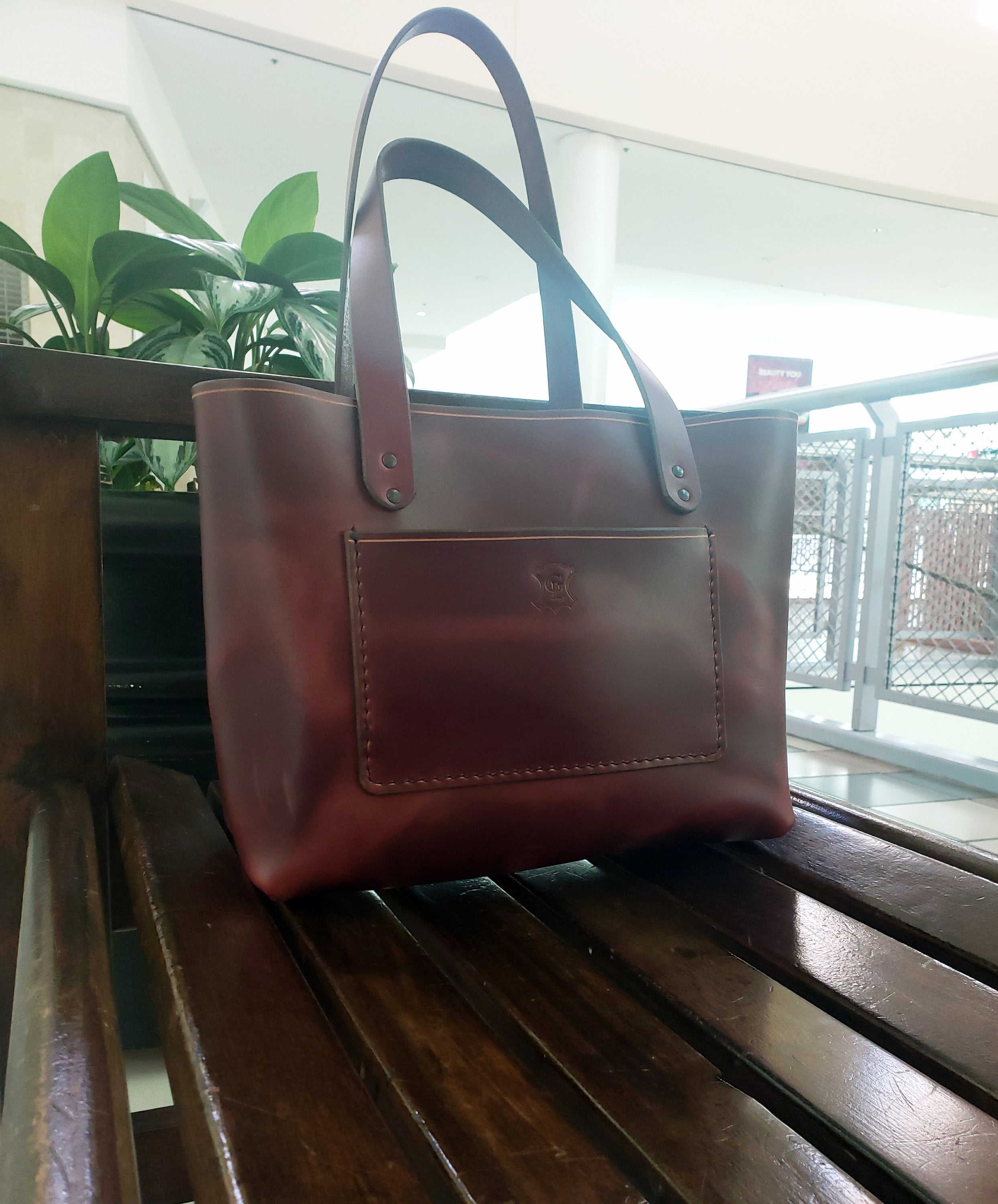 Handmade Leather Tote Bag