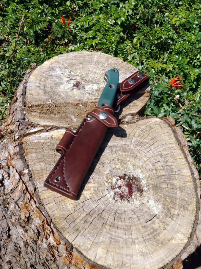 Benchmade Bushcrafter Leather Sheath Etsy