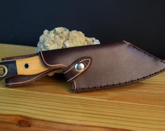 Handmade Leather Sheath for the Benchmade Station Knife