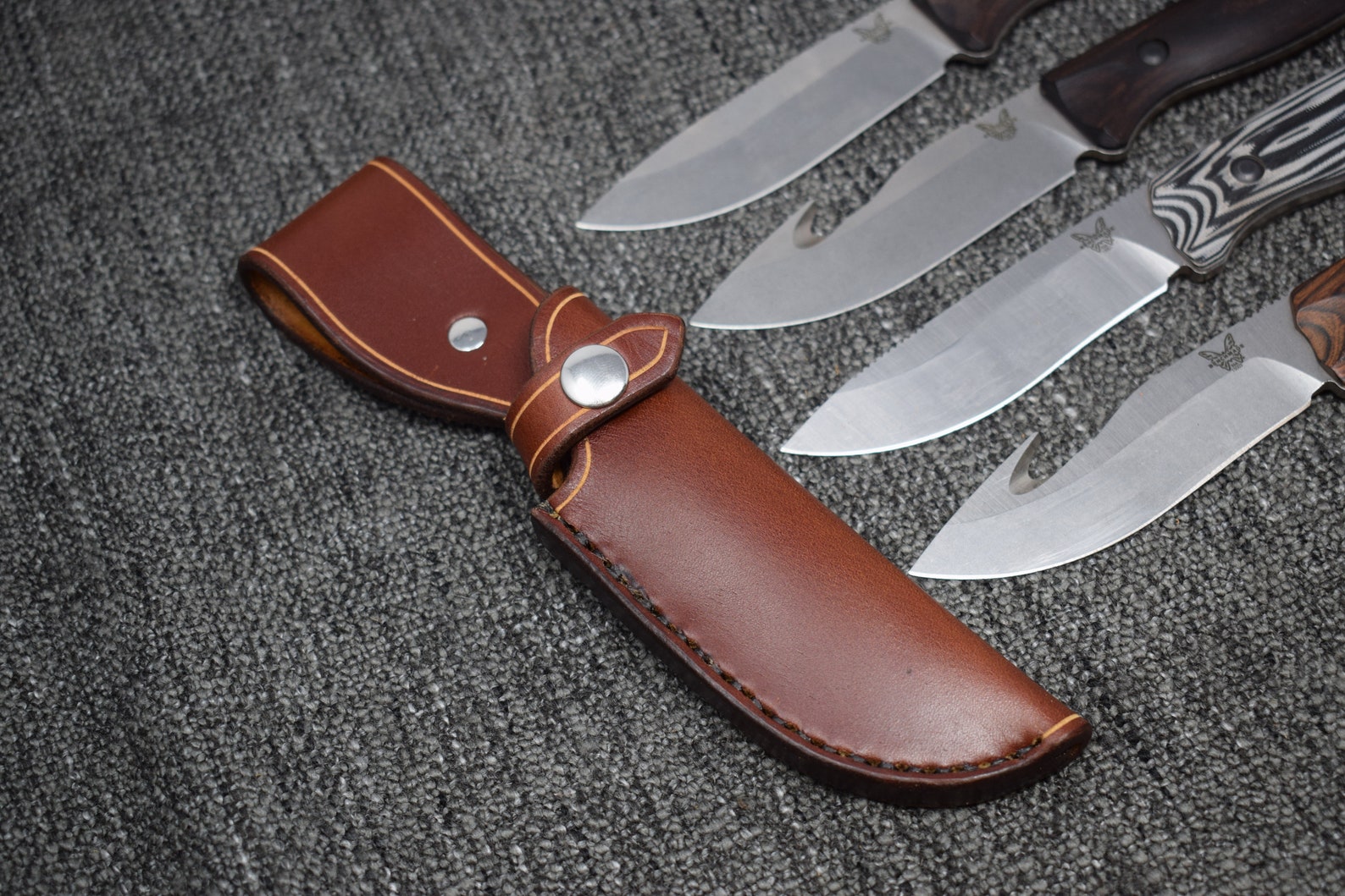 Handmade Leather Sheath for the Benchmade Saddle Mountain - Etsy