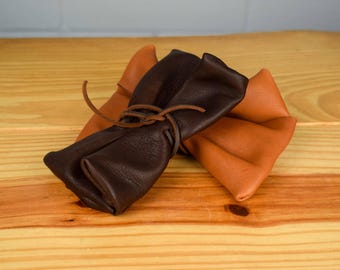 Simple Deerskin Belt Pouch