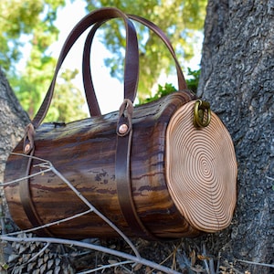 The &quot;Loggage&quot; Leather Mini Duffel