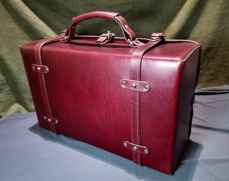 Handmade Leather Suitcase image 6