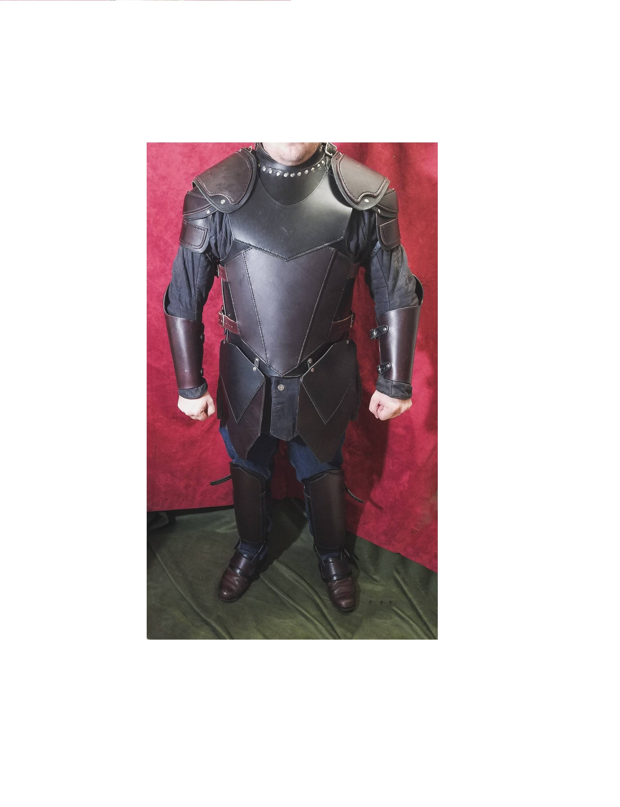 Full Suit of Handmade Leather Armor