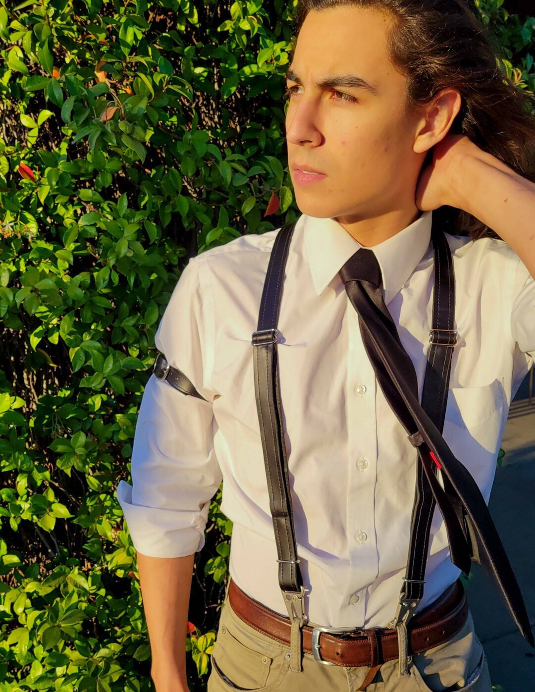 Leather Dress Suspenders - Etsy