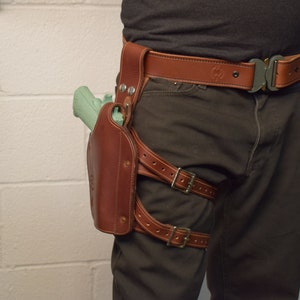 Handmade Leather Thigh Holster