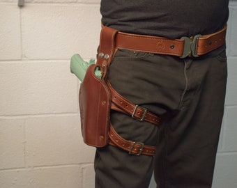 Handmade Leather Thigh Holster