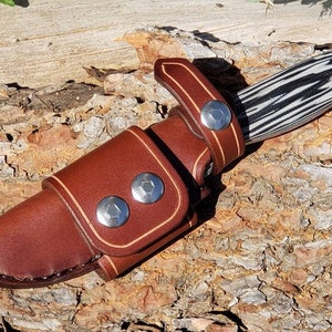 Leather Scout Sheath For The Benchmade Saddle Mountain Skinner