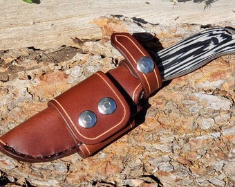 Leather Scout Sheath For The Benchmade Saddle Mountain Skinner