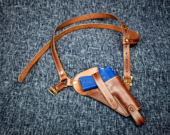 Handmade Leather Tanker Holster