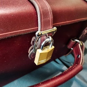 Handmade Leather Suitcase image 4