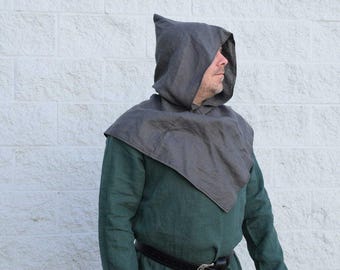 Linen Viking Hood