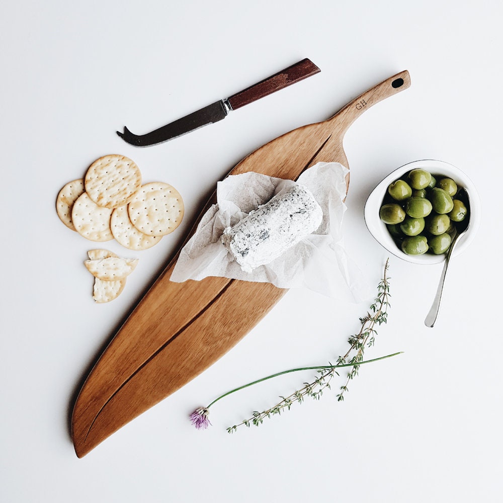 Planche de Service Personnalisée en Bois Dur Australien Gumleaf