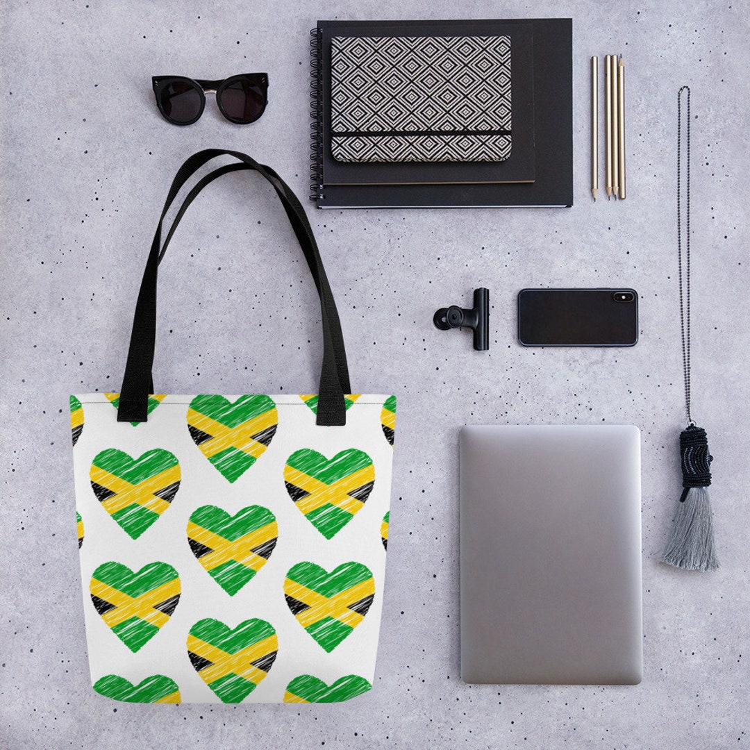 Tote Bag Jamaican Luggage Jamaican Tote Bag Jamaican Duffle Etsy
