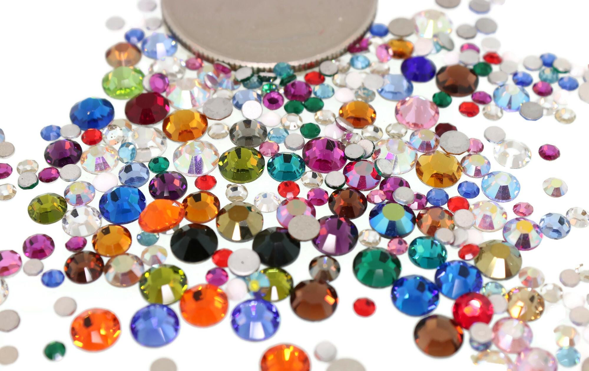 Swarovski Crystal Flatback Rhinestone Repair Design Mix Clear