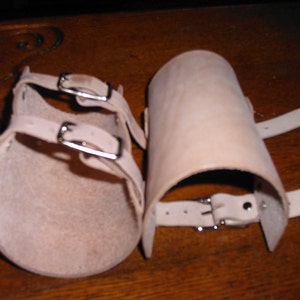 Armschienen - Paar - Schlicht - Mit Schnalle