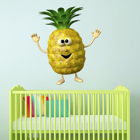 Wall decals fruit pineapple A236 Etsy