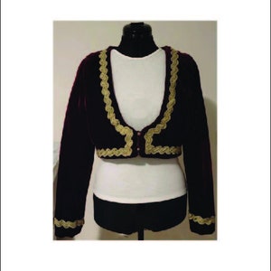 PDF pattern Kid&#39;s Crop Jacket with lining