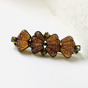 Vintage Brooch, Vintage Sparkling Seashell Brooch, Brooches, Brooch Pin Clip, Seashell Brooch, Gift For Her, Jewellery, Jewelry USA, Brooch