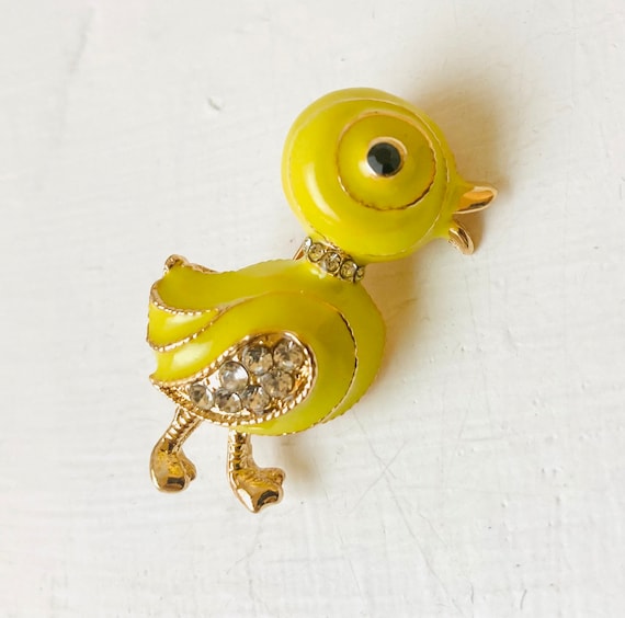 Easter Chick Brooch, Easter, Celebration Brooch, … - image 1