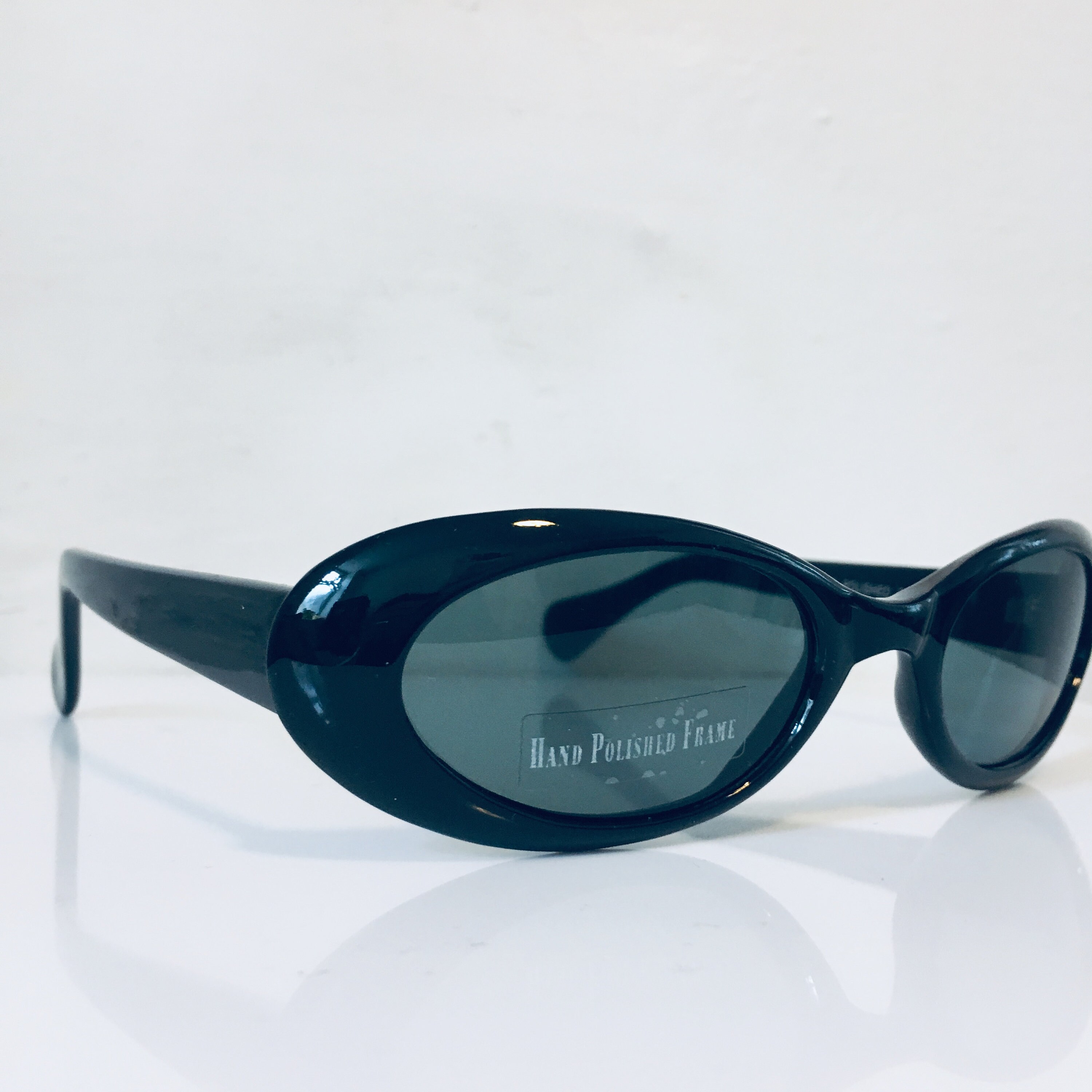 Vintage Sunglasses Black Oval Cat Eye Sunglasses Vintage Etsy UK