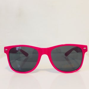 Wayfarer Sunglasses Bright Neon Pink Wayfarer 80s Vintage Rave Sunglasses Festival Sunglasses Party Sunglasses Wayfarer Shades Etsy Canada