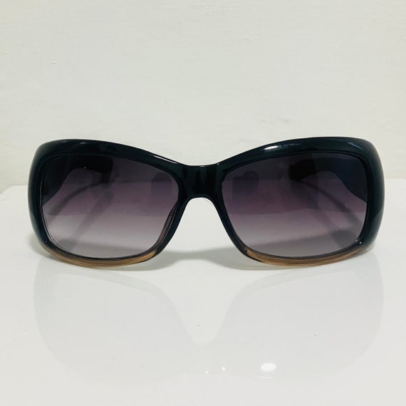 Vintage Sunglasses, Black Bug Eye Sunglasses, Gla… - image 1