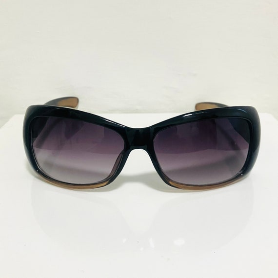 Vintage Sunglasses, Black Bug Eye Sunglasses, Gla… - image 2