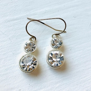 Super Sparkly Dangle Earrings, Rhinestone Sparkling Earrings, Art Deco Earrings, Gift For Her, Retro Earrings, Art Deco Earrings, Wedding