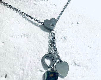 Vintage Heart Pendant Silver Necklace, Silver Necklace, Necklace Uk, Jewellery, Heart Necklace, Gift For Her