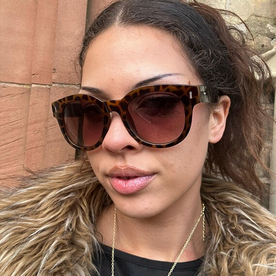 Vintage 70s Tortoiseshell Square Sunglasses, UVA Protected, NOS