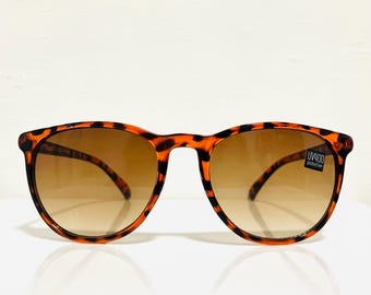 Vintage OLIVER GOLDSMITH BUDE Dark Tortoiseshell Sunglasses 90s