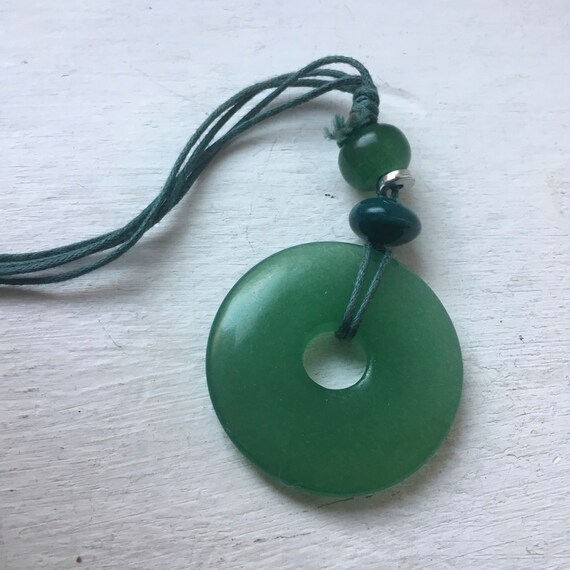 Jade Circle Of Life Circle Pendant/ Jade Pendant/ Green | Etsy