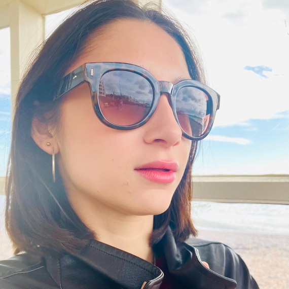 Vintage Round Sunglasses: Brown Tortoiseshell, UVA Protected, NOS
