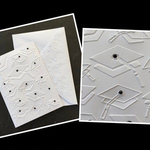 Hand made Embossed Graduation Congratulations Card. Can be sent direct SC(a)10
