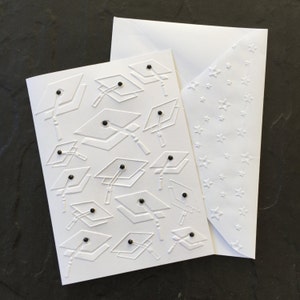 Hand made Embossed Graduation Congratulations Card. Can be sent direct SC10