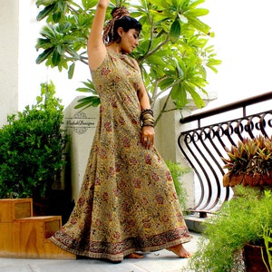 Kalamkari maxi dress outlet