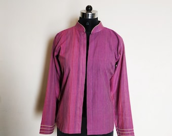 Custom made breathable cotton jacket / unisex jacket / designer jacket / handmade