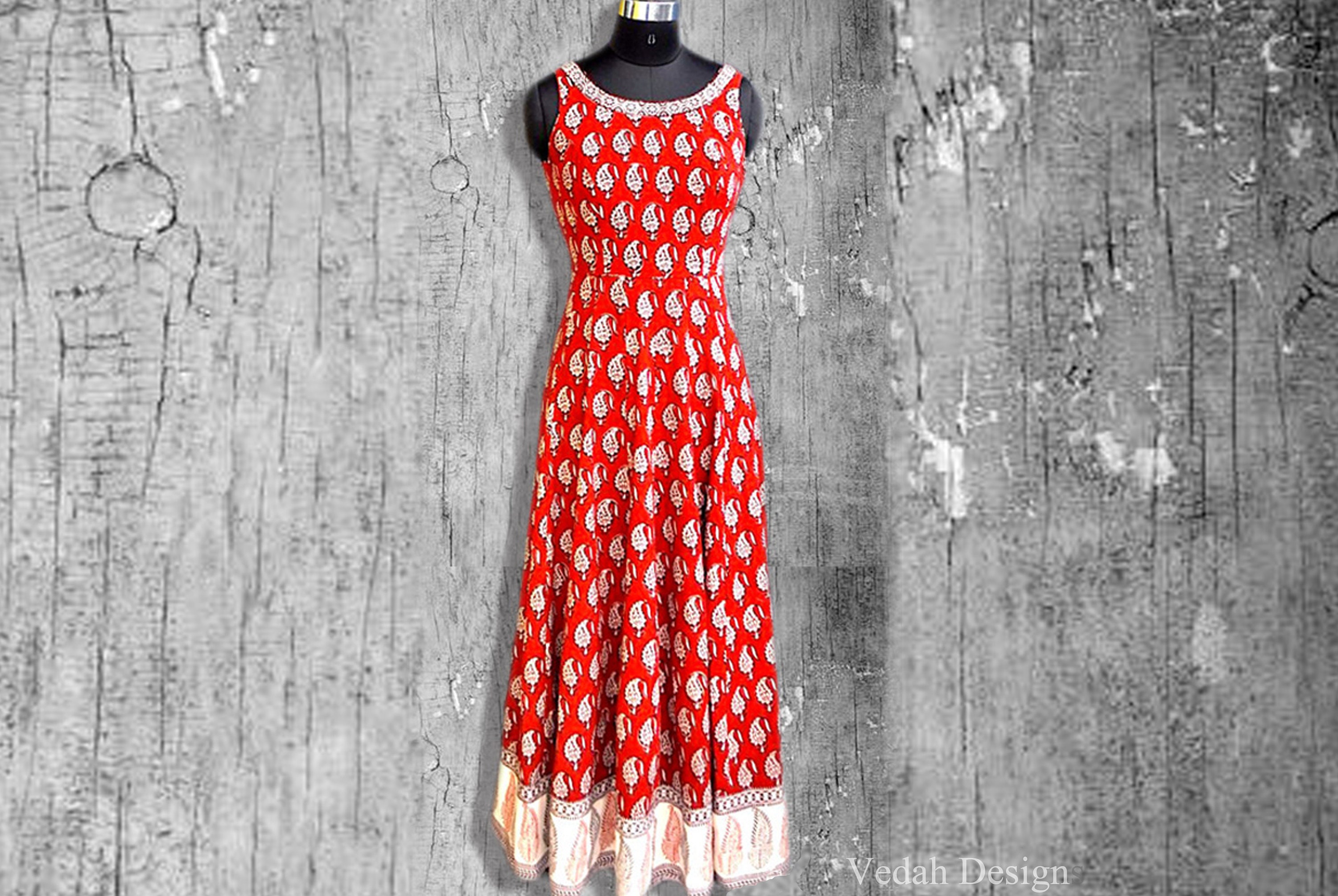 Custom made Block print dress Anarkali suit wholesale supply Etsy