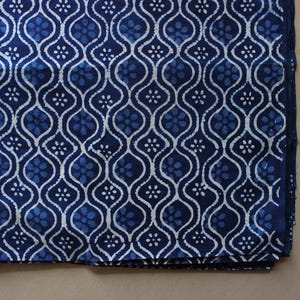 Made to order Indigo block print dress cotton dress, long Maxie dress Option 2