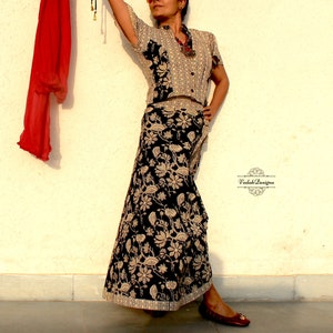 Choose fabric from the store Breathable cotton dress wrap around skirt top custom made dress