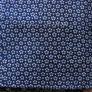 Made to order Indigo block print dress cotton dress, long Maxie dress Option 1