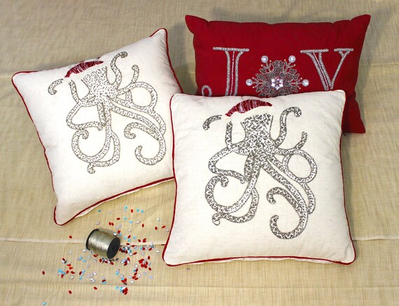 Coastal christmas pillow covers new arrivals