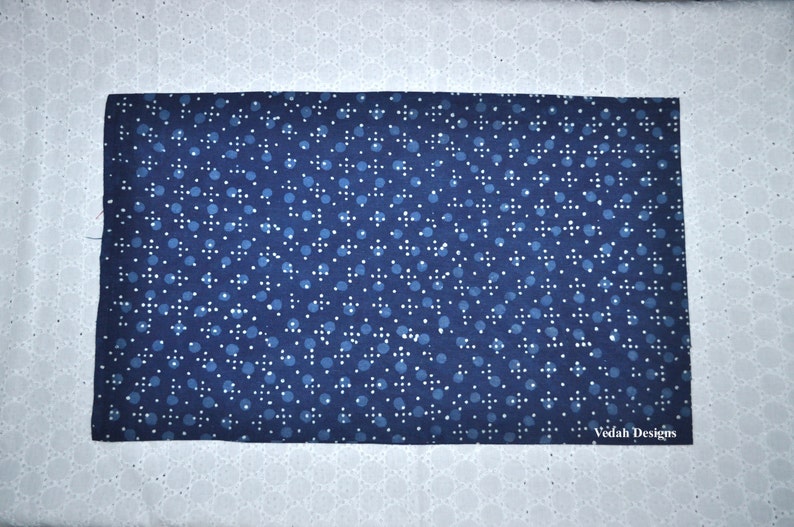 25 pc of Indigo Placemats Block print cotton placemats Mudcloth tablemats