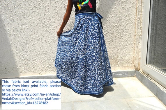 wrap around skirt block