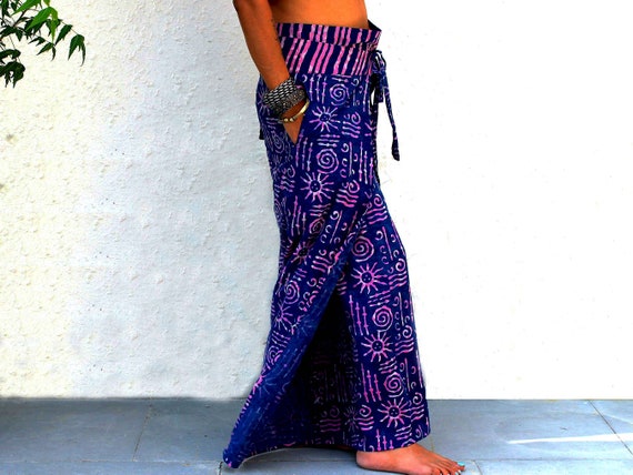 Block print Wrap Pants Block print Wrap Pants