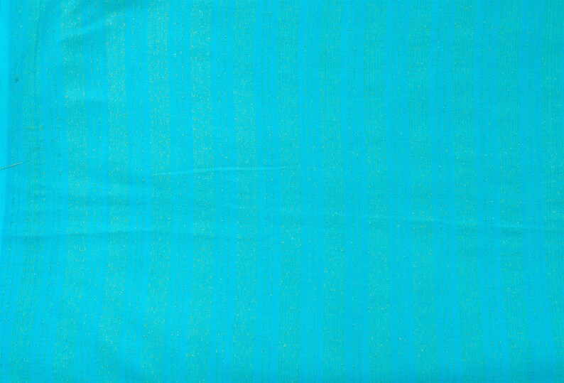 Aqua Blue Homespun cotton silk fabric Handloom fabric Indian | Etsy